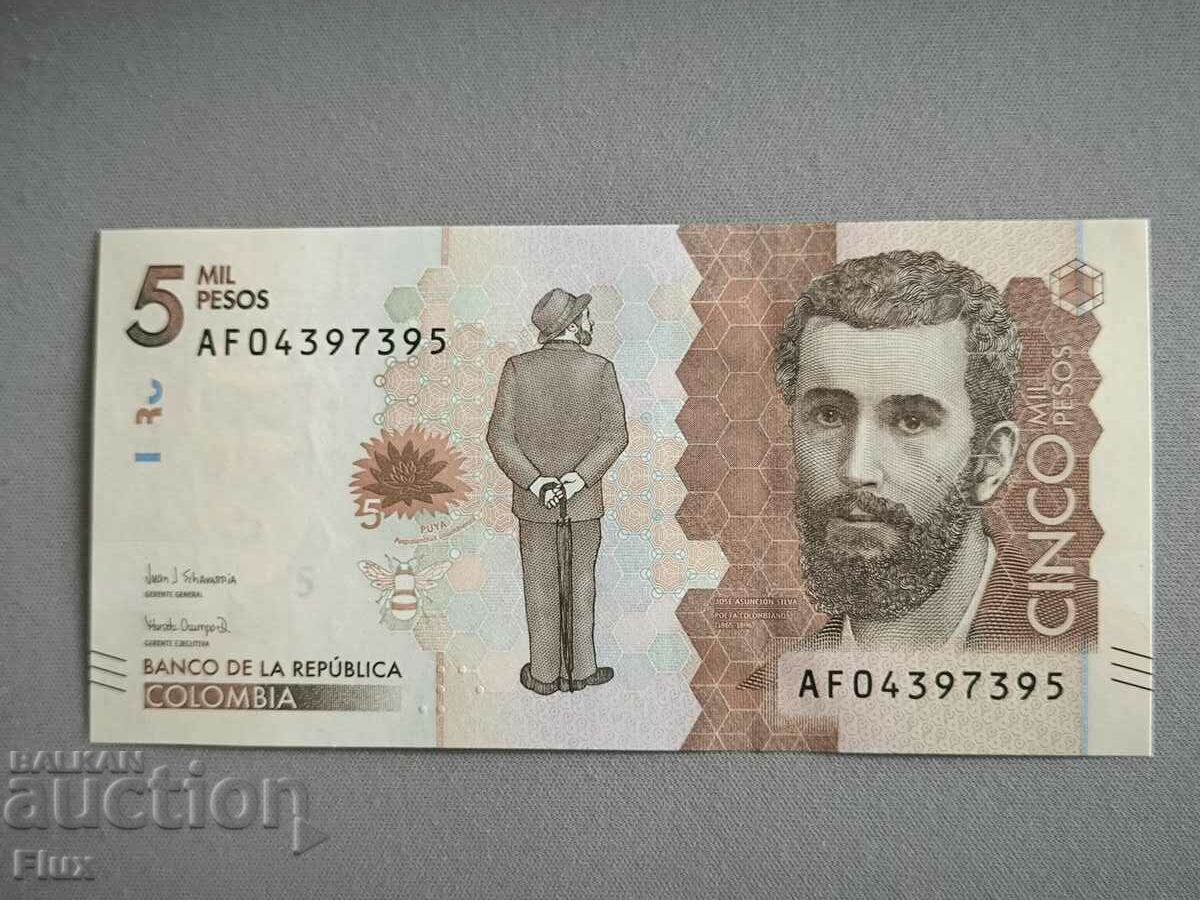 Τραπεζογραμμάτιο - Κολομβία - 5.000 πέσος UNC | 2018