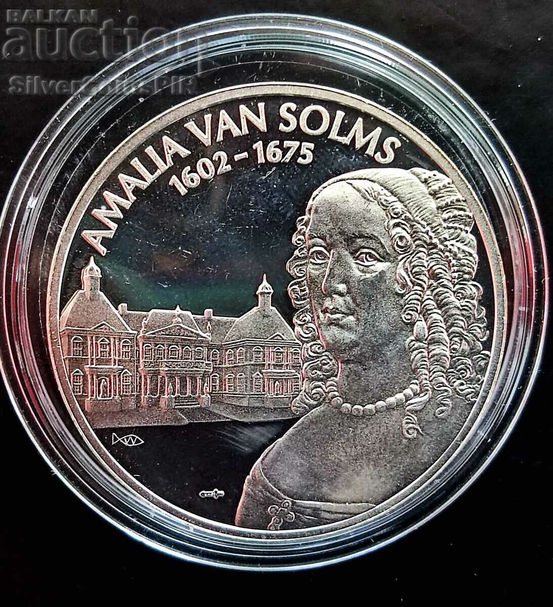 Medalia de argint Amelia van Sooms Olanda