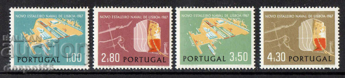 1967. Πορτογαλία. Εγκαίνια νέου ναυπηγείου.