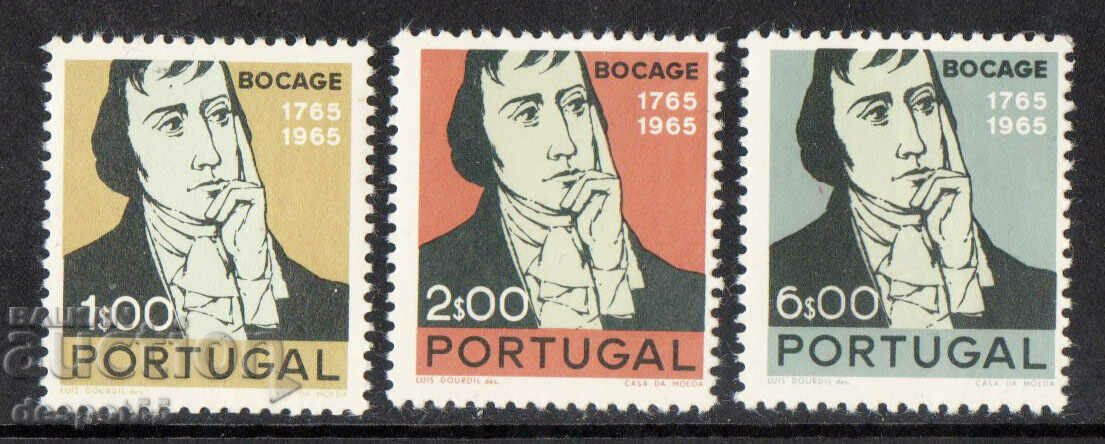 1966. Πορτογαλία. 200 χρόνια από τη γέννηση του Bocage.
