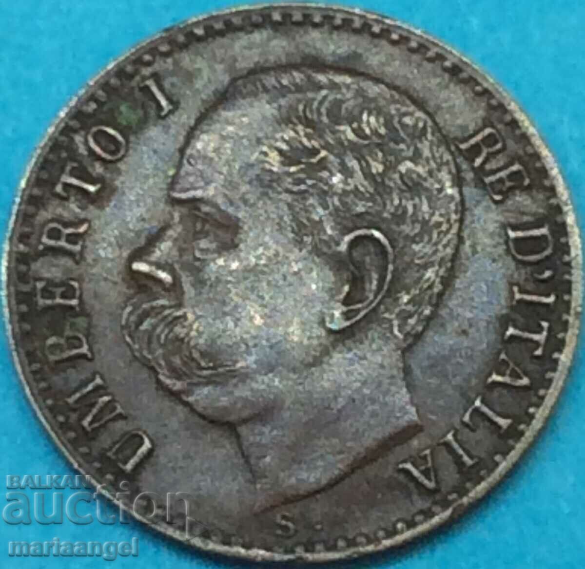 1 centesimo 1900 centesimo Italy R - Rome King Umberto I 5