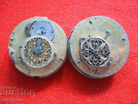 Mișcări vechi ale ceasului de buzunar cu lanț Fusee