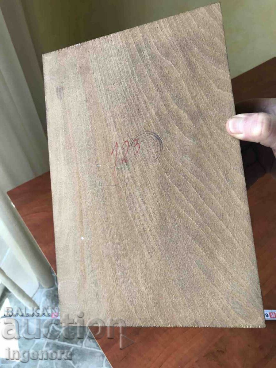 BOX WOOD PYROGRAPH DRAWING ANTIQUE FROM SOCA MOSTRA - 6 BOX WOOD PYROGRAPH DRAWING ANTIQUE FROM SOCA MOSTRA - 6