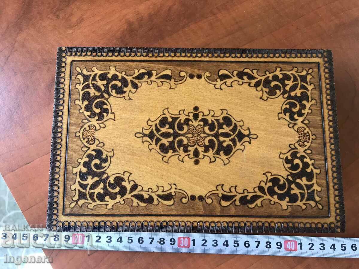 BOX WOOD PYROGRAPH DRAWING ANTIQUE FROM SOCA MOSTRA with price 35.00 BGN | € 17.90 BOX WOOD PYROGRAPH DRAWING ANTIQUE FROM SOCA MOSTRA with price 35.00 BGN | € 17.90