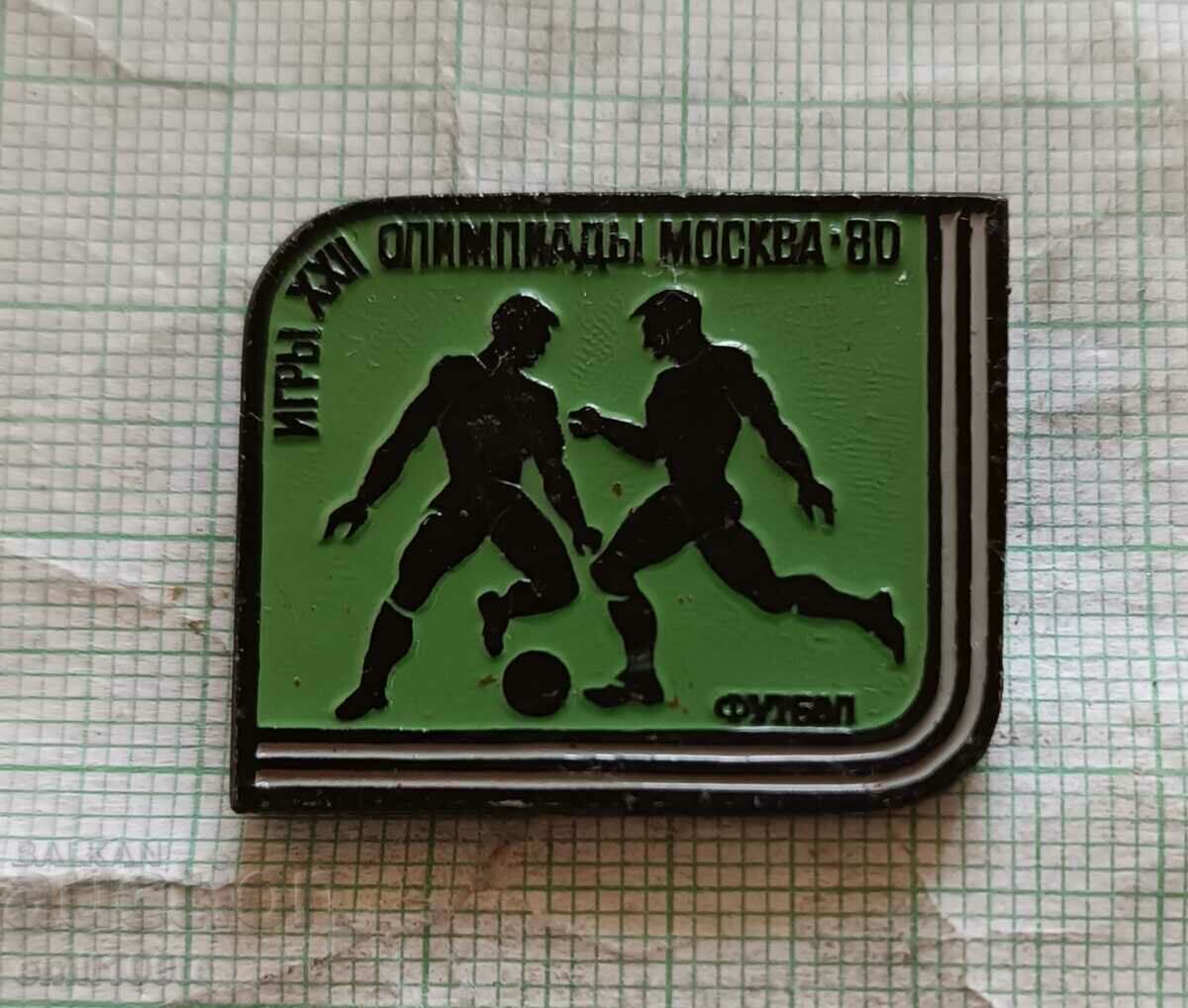 Badge - Olympics Moscow 1980 Football