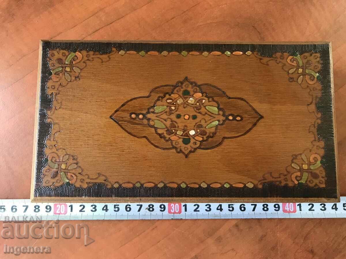BOX WOOD PYROGRAPH DRAWING ANTIQUE FROM SOCA MOSTRA with price 28.00 BGN | € 14.32 BOX WOOD PYROGRAPH DRAWING ANTIQUE FROM SOCA MOSTRA with price 28.00 BGN | € 14.32
