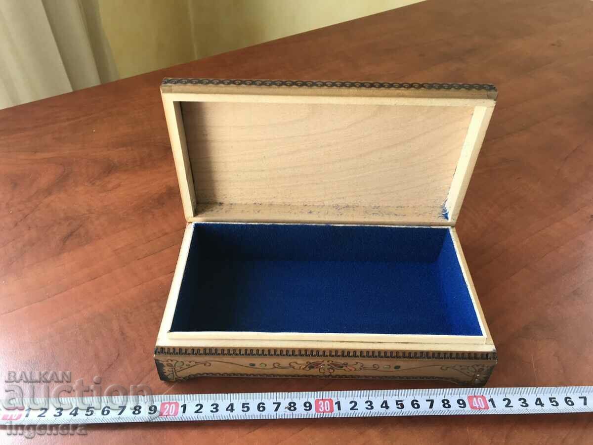 Auction BOX WOOD PYROGRAPH DRAWING ANTIQUE FROM SOCA MOSTRA Auction BOX WOOD PYROGRAPH DRAWING ANTIQUE FROM SOCA MOSTRA