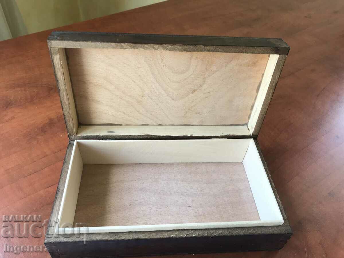 Auction BOX WOOD PYROGRAPH DRAWING ANTIQUE FROM SOCA MOSTRA Auction BOX WOOD PYROGRAPH DRAWING ANTIQUE FROM SOCA MOSTRA