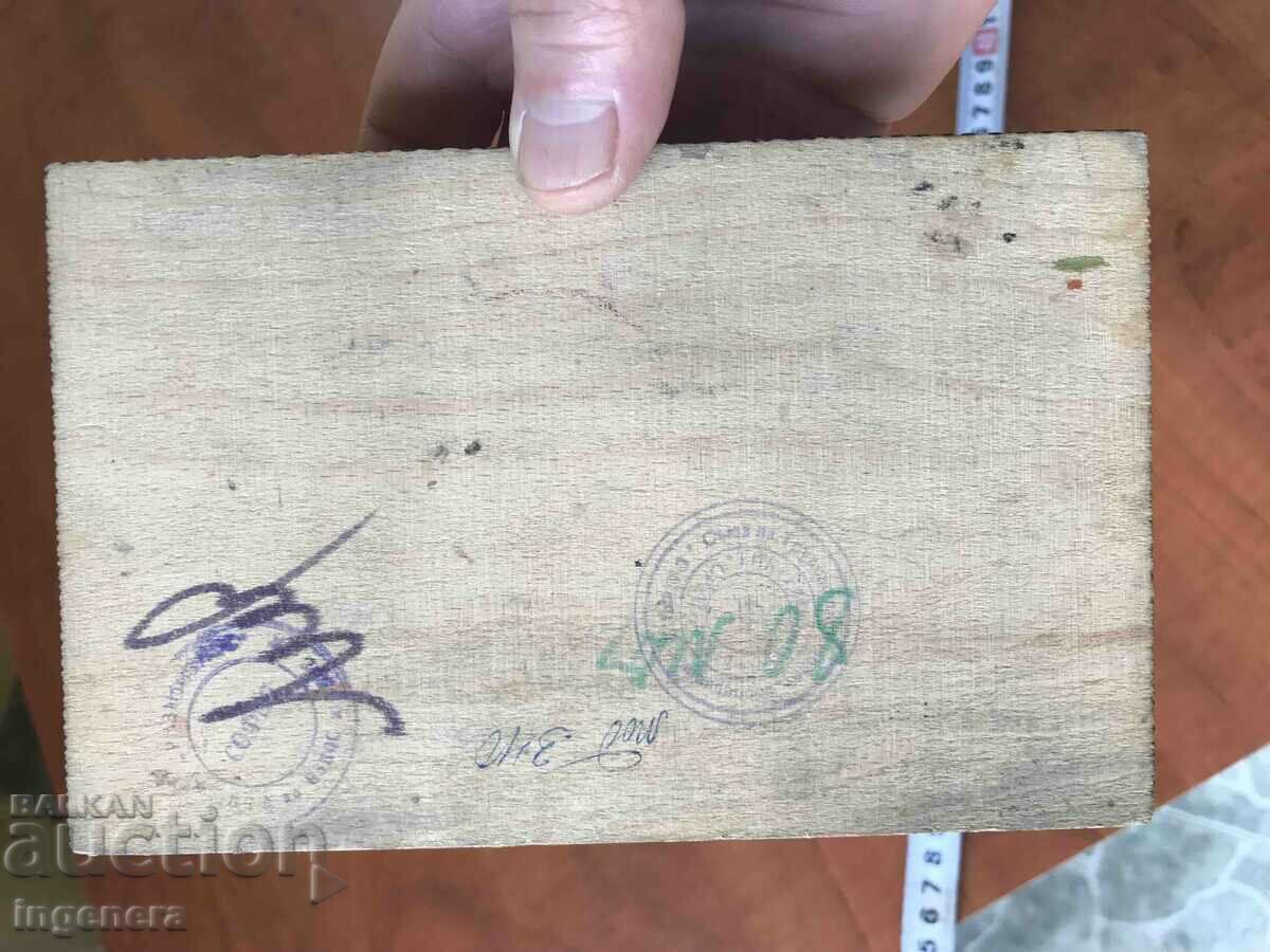 CUTIE LEMN PIROGRAF DESEN ANTICHI DIN SOCA MOSTRA - 6