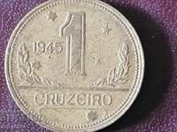 1945 год 1 крузейро Бразилия