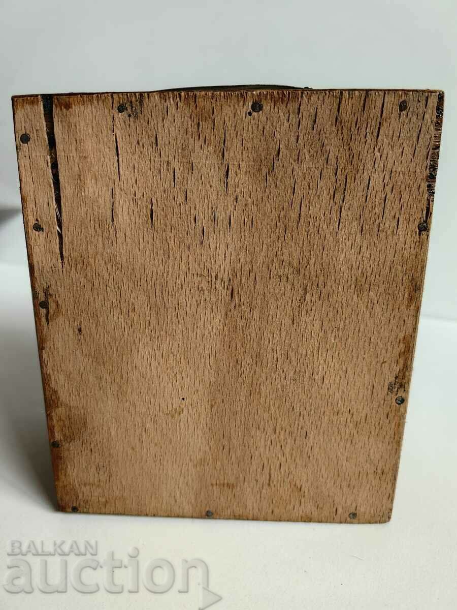 1930s KINGDOM OF BULGARIA UNUSED BOX PLATE ALARM CLOCK - 5