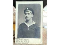 Old Military Cabinet Photo Sailor 1930s