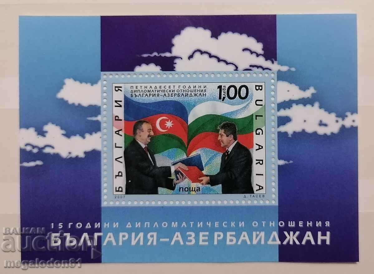 Βουλγαρία - 2007, δίπλωμα. σχέσεις Βουλγαρίας - Αζερμπαϊτζάν