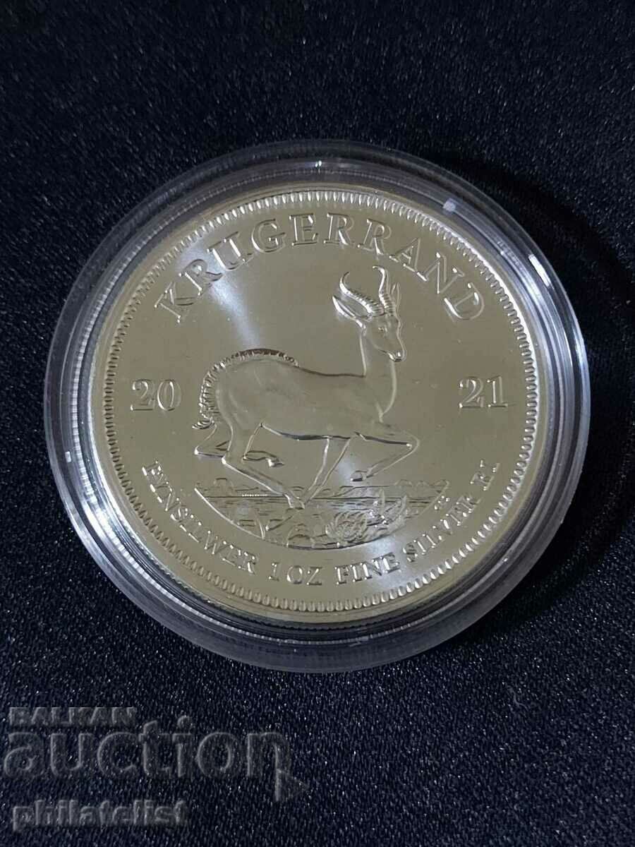 Νότια Αφρική 2021 - 1 OZ - Krugerrand - Ασημένιο νόμισμα