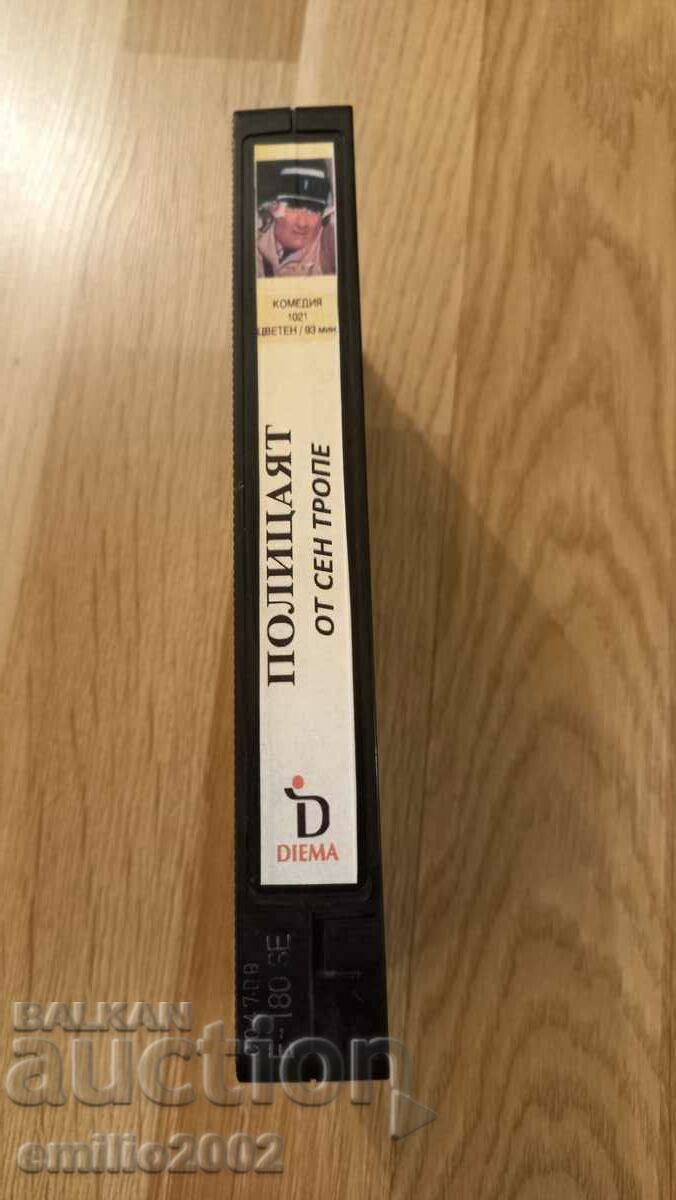 Videotape The Policeman of Saint Tropez with price 4.00 BGN | € 2.05 Videotape The Policeman of Saint Tropez with price 4.00 BGN | € 2.05