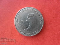 5 центавос 2003 г. Еквадор