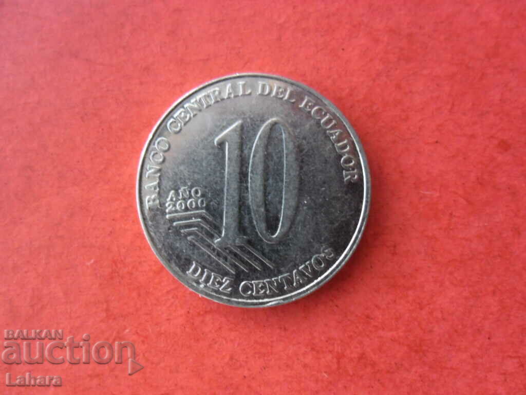 10 centavos 2000 Ecuador