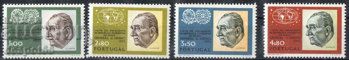 1973. Португалия. Посещението на президента на Бразилия.