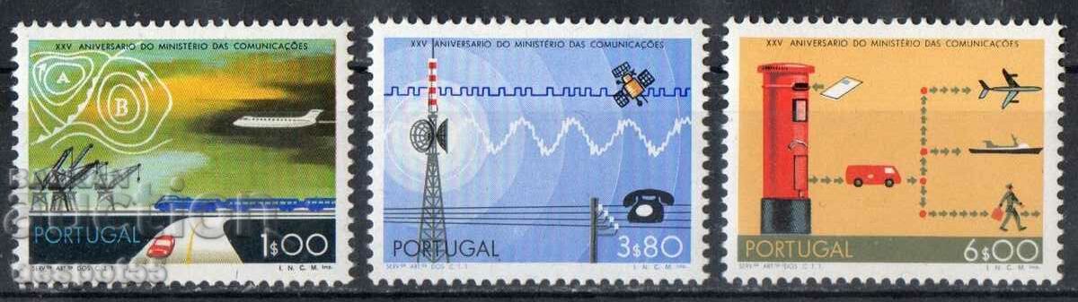 1973. Portugalia. 25 de ani de Ministerul Transporturilor.