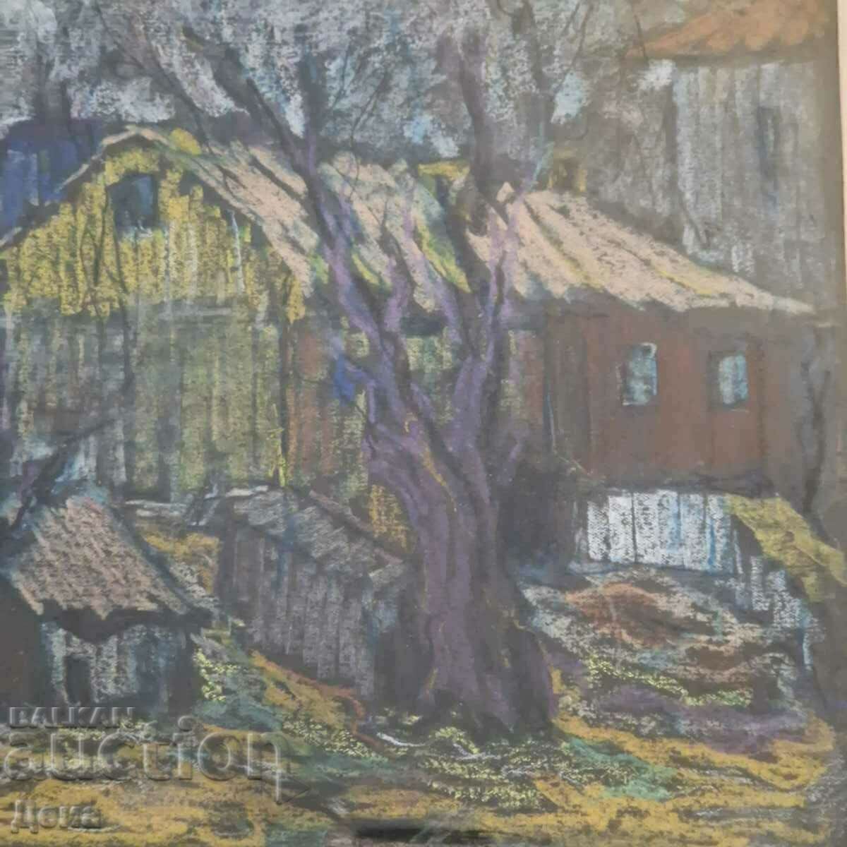Аукцион Наполеон Алеков пастел 1945г.