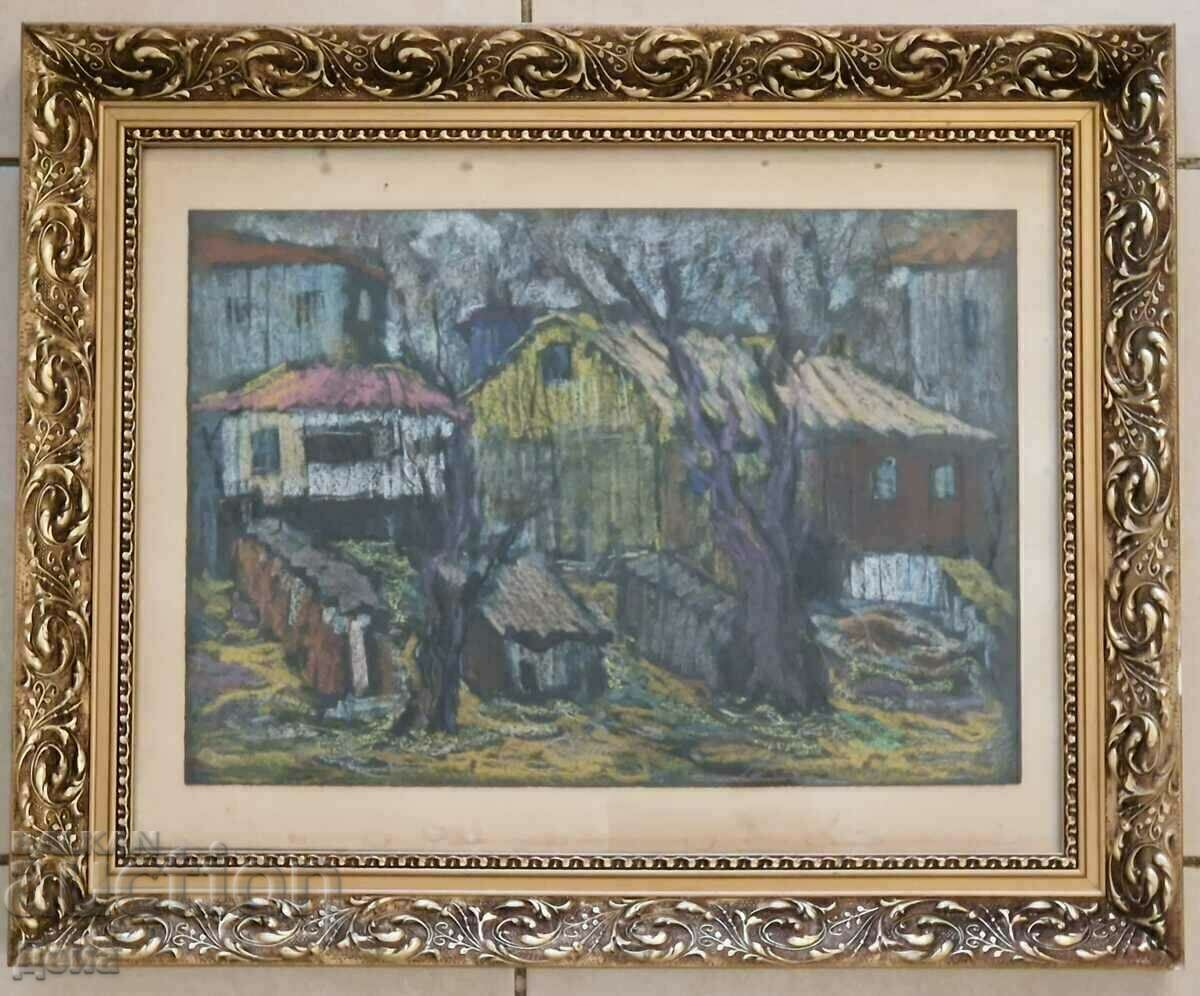 Наполеон Алеков пастел 1945г.