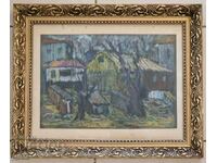 Наполеон Алеков пастел 1945г.