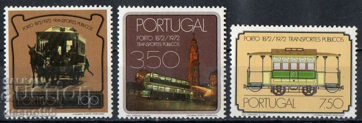 1973. Portugal. 100th anniversary of public transport.