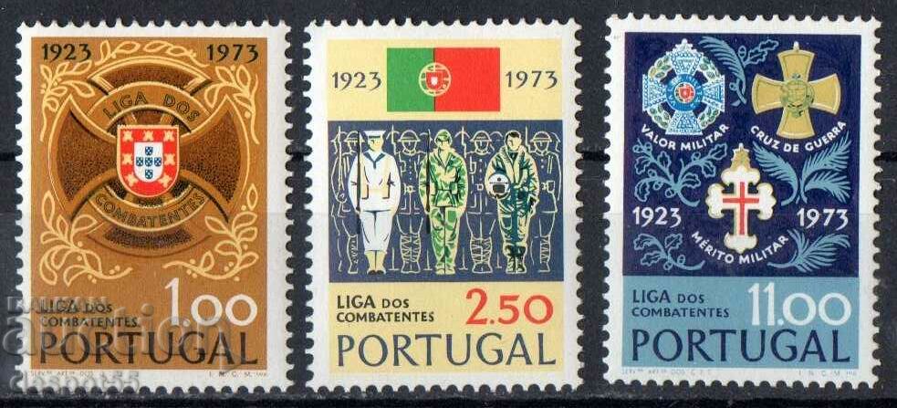 1973. Portugal. The 50th anniversary of the war veterans.