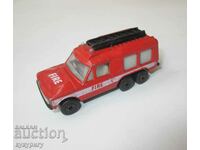 Mașină de jucărie din metal Soc bulgară Matchbox Fireman 1982
