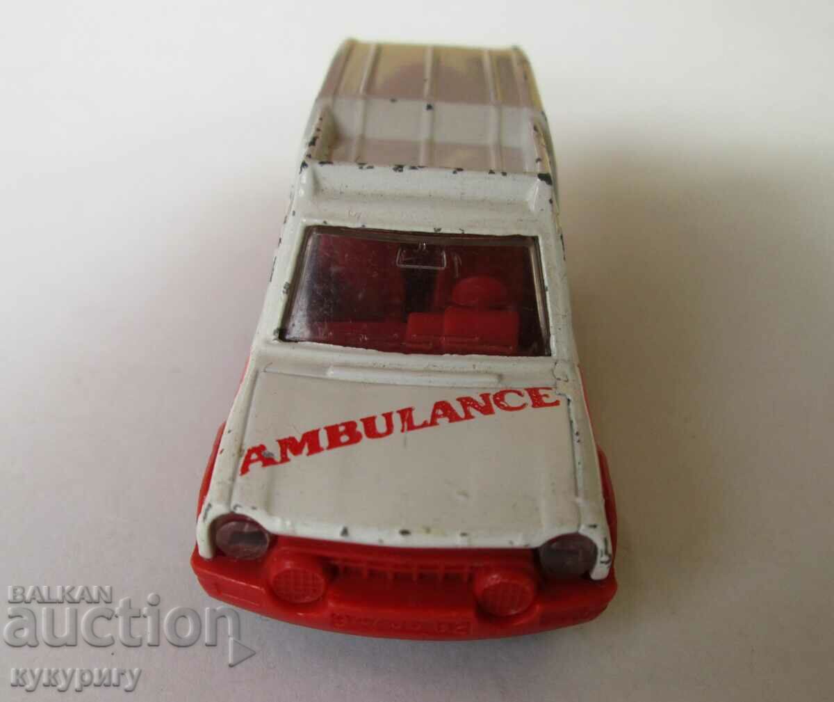 Auction Bulgarian Soc metal toy trolley Matchbox Ambulance 1982 Auction Bulgarian Soc metal toy trolley Matchbox Ambulance 1982