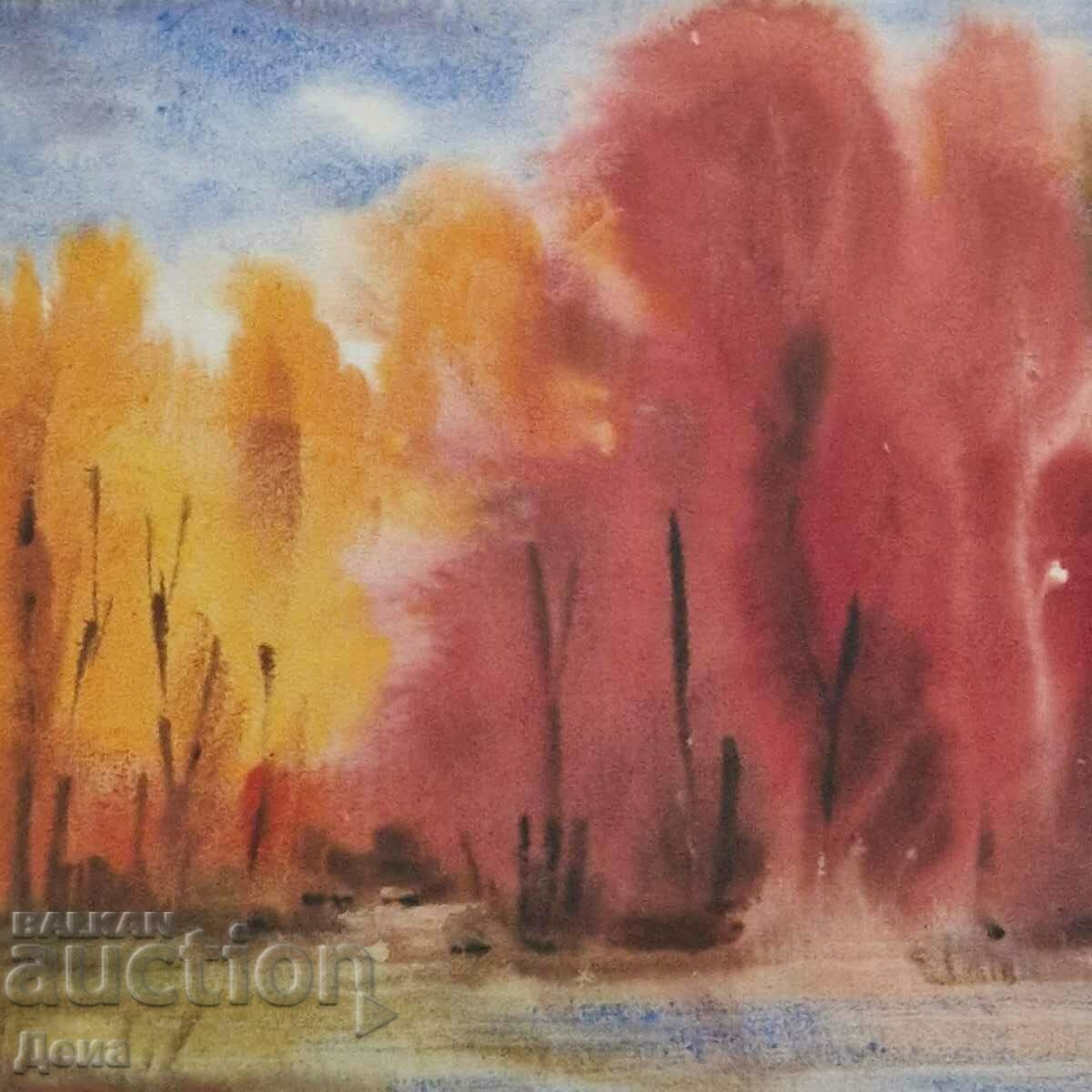 Delivery of S. Petrov watercolor 1996 Delivery of S. Petrov watercolor 1996