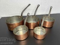 Copper pans #5448