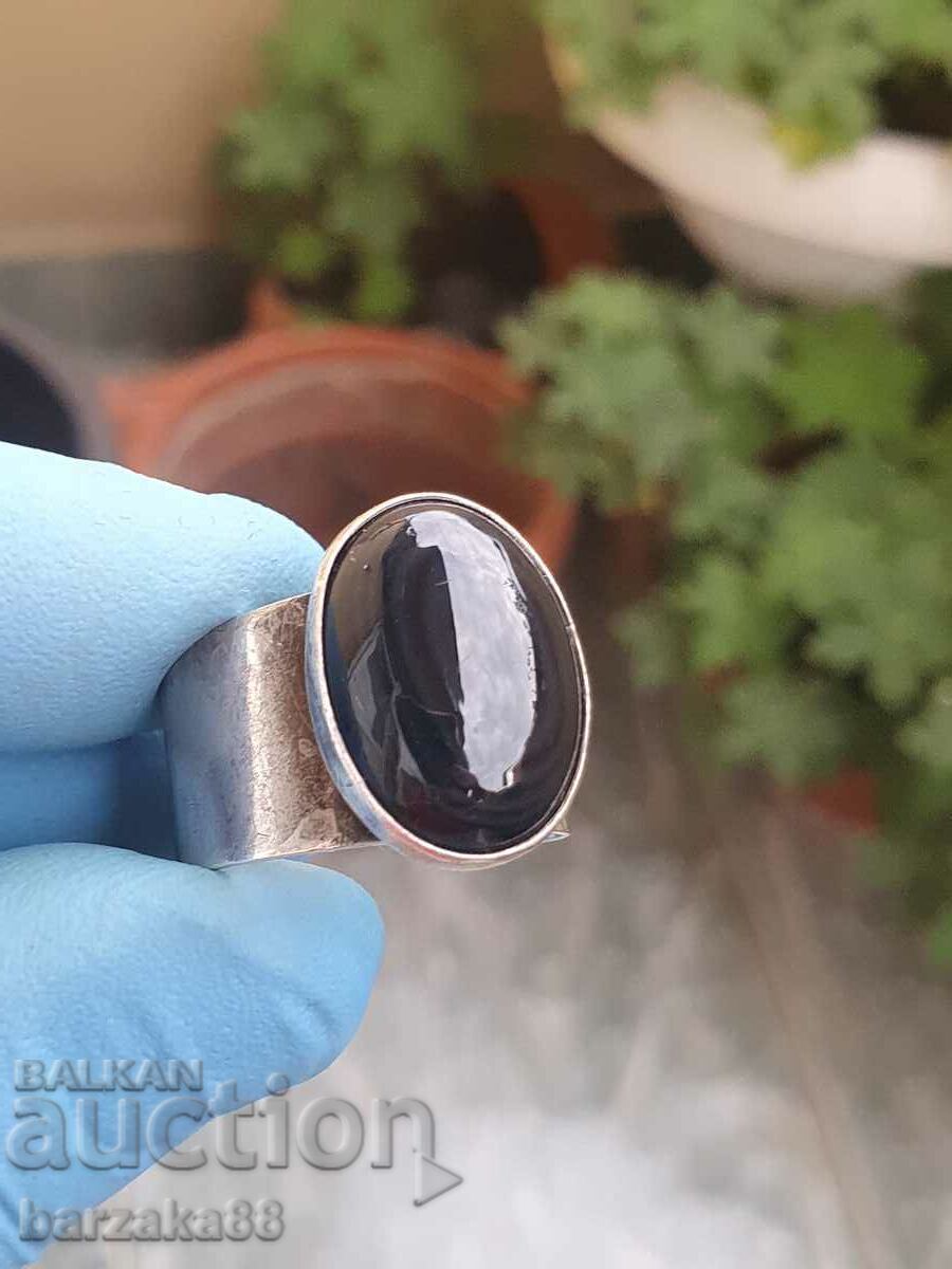 Silver ring with Agate Israel