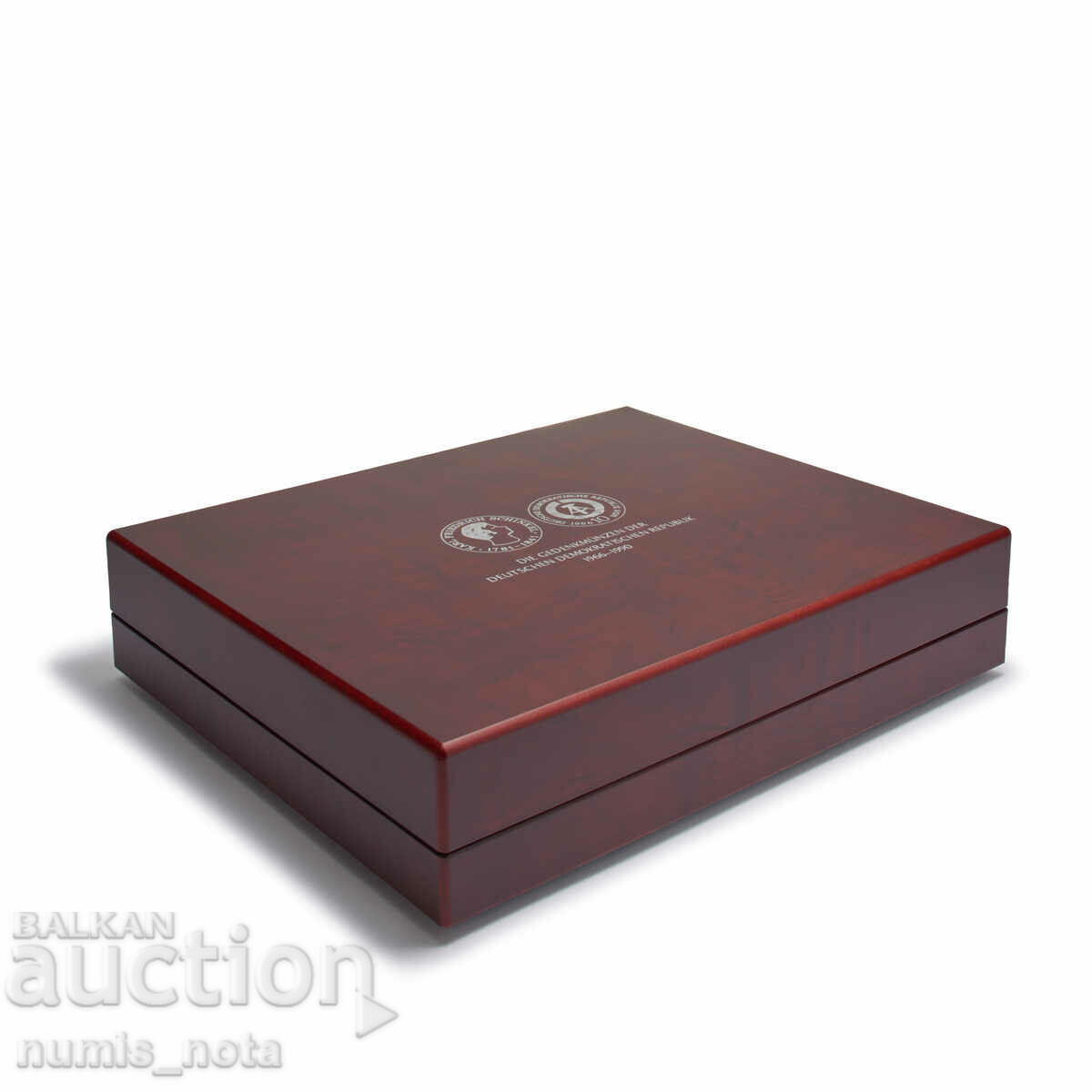 Deluxe box for a complete collection of DDR Jubilee Coins with price 195.00 BGN | € 99.70 Deluxe box for a complete collection of DDR Jubilee Coins with price 195.00 BGN | € 99.70