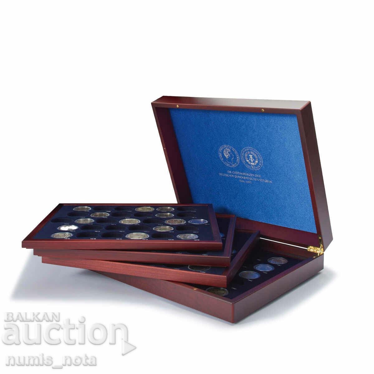 Луксозна кутия за пълна колекция Юбилени монети на DDR