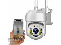 8 Mpx WiFi wireless IP camera with night vision, 360°, Full HD