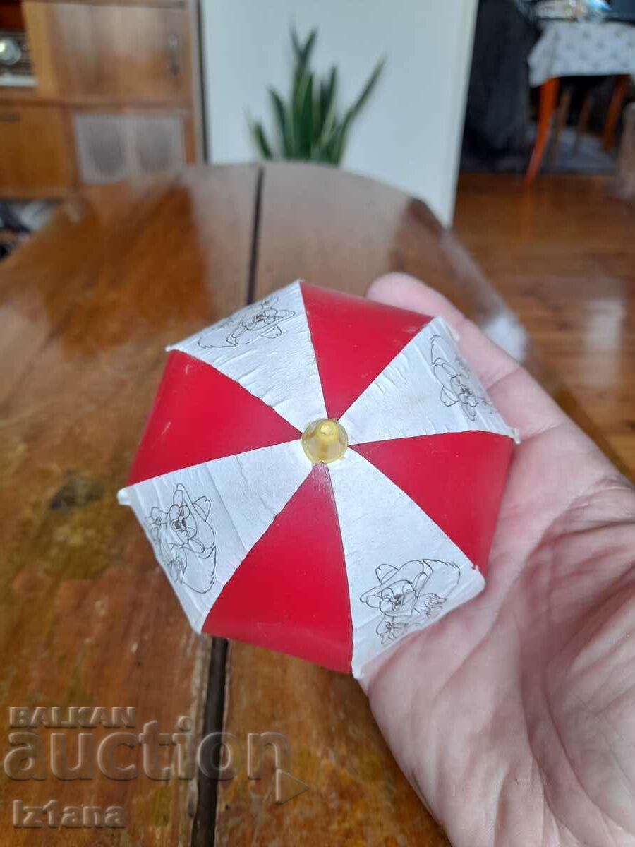 An old Saborji umbrella with candies with price 37.00 BGN | € 18.92