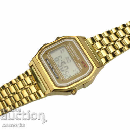 New electronic clock classic retro metal chain with price 12.00 BGN | € 6.14 New electronic clock classic retro metal chain with price 12.00 BGN | € 6.14