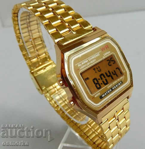 Delivery of New electronic clock classic retro metal chain Delivery of New electronic clock classic retro metal chain