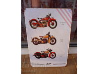 Метална табела мотор Indian Scout 1928 1932 1939 мотоциклети