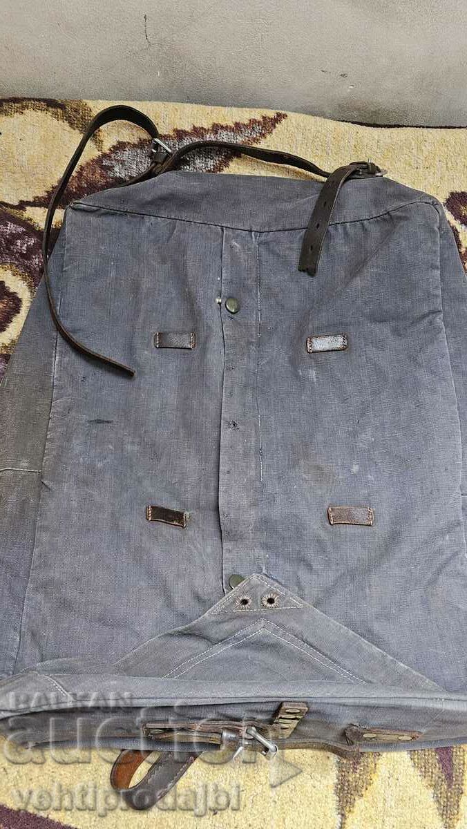 Old military backpack