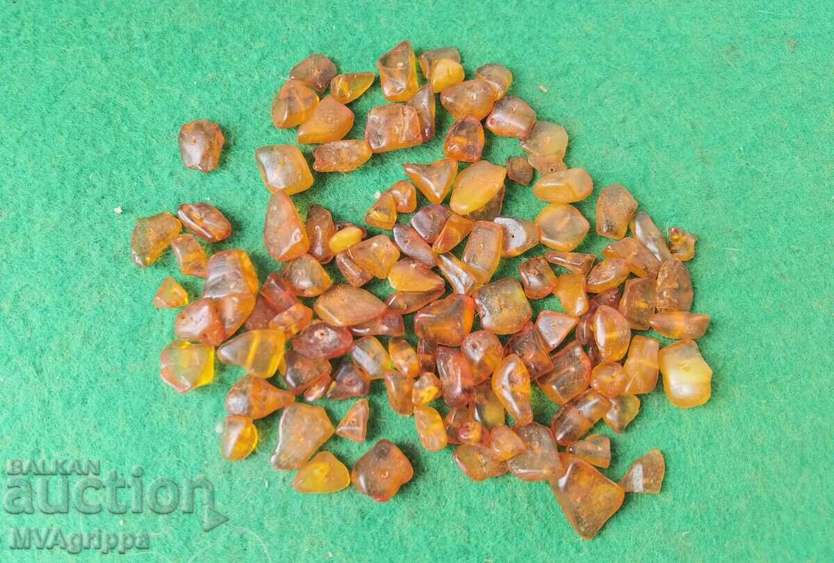 Natural Baltic Amber from string