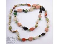 Necklace, necklace with natural stones