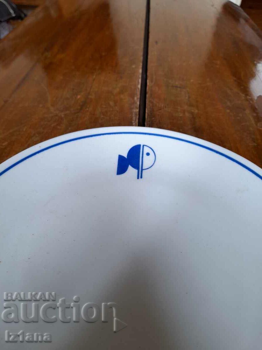 Old plate Fish and Fish products with price 22.00 BGN | € 11.25 Old plate Fish and Fish products with price 22.00 BGN | € 11.25