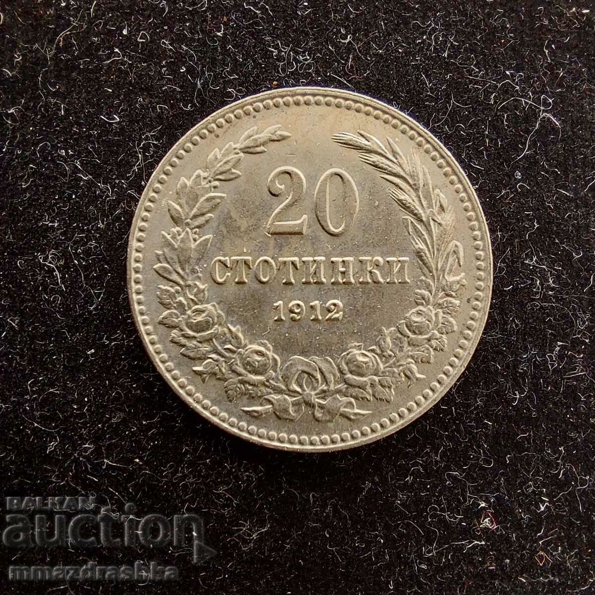 20 cents, 1912