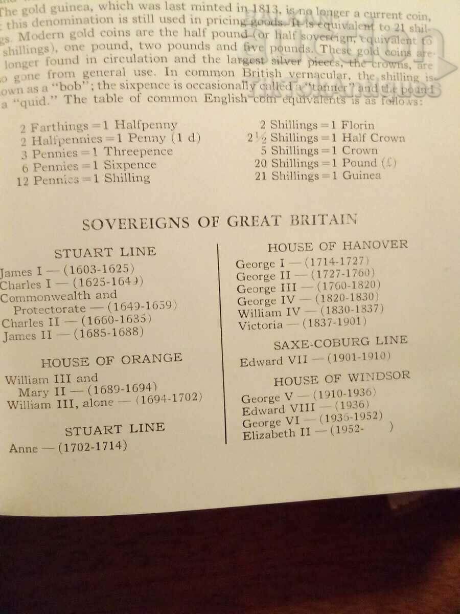 Handbook of English Coins with price 20.00 BGN | € 10.23
