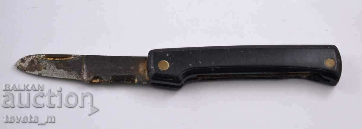 Τεχνικό μαχαίρι τσέπης με λαβή βακελίτη ΠΑΤΕΝΤΑ