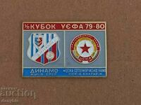 Insigna fotbal - CSKA v Dynamo Kiev Cupa UEFA 1979-80