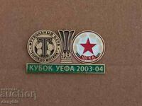 Football badge - CSKA - Torpedo Moscow - UEFA Cup 2003-04