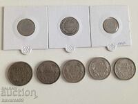 България-Лот монети 1888,1913, 1940г.